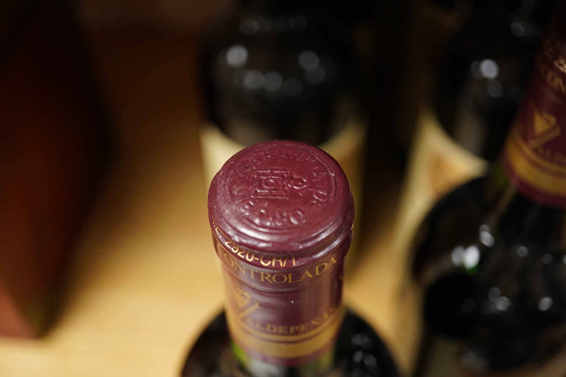 Twelve bottles of Vina Madero,Tinto Reserva , 1984.